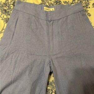 NWT Abercrombie & Fitch Blue Wide-Leg Pants Size SP